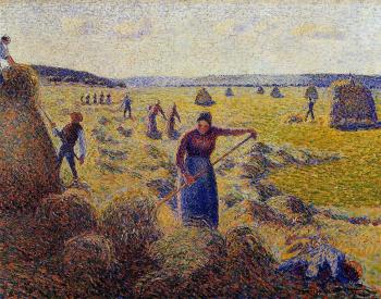 Camille Pissarro : Le Recolte des Foins a Eragny